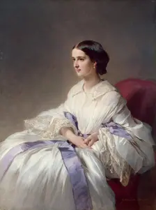 Portrait of Countess Olga Shuvalova, 1858. Creator: Franz Xaver Winterhalter