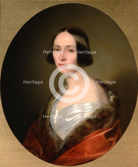 Portrait of Countess Luise Trofimovna Golitsyna (1810-1887), née Baranova, Early 1840s. Artist: Kozina, Sándor (1808-1873)