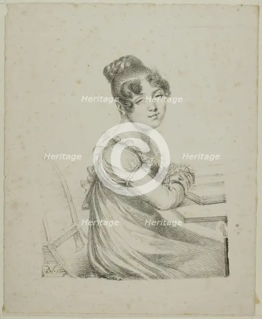 Portrait of Countess Mollien, 1816. Creator: Vivant Denon.