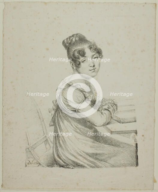 Portrait of Countess Mollien, 1816. Creator: Vivant Denon.