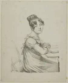 Portrait of Countess Mollien, 1816. Creator: Vivant Denon