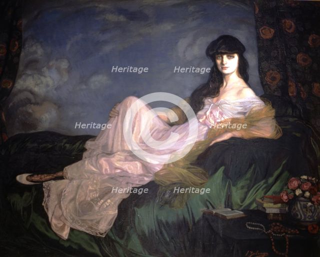 'Portrait of Countess Mathieu de Noailles', 1913. Creator: Ignacio Zuloaga.
