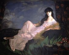 Portrait of Countess Mathieu de Noailles 1913. Creator: Ignacio Zuloaga