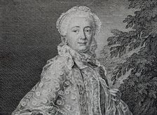Portrait of Countess Maria Aurora de Lestocq (1720-1808)