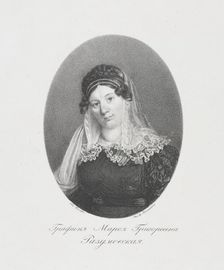 Portrait of Countess Maria Grigoryevna Razumovskaya (1772-1865), née Vyazemskaya