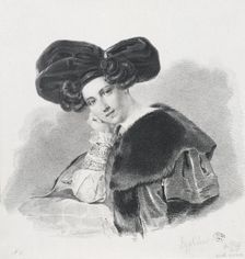 Portrait of Countess Maria Dmitrievna von Nesselrode (1786-1846), née Countess Guryeva