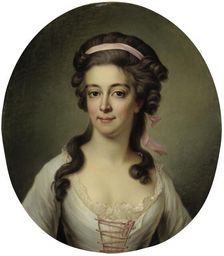 Portrait of Countess Maria Eleonora Lewenhaupt, née Koskull (1765-1823). Creator: Björk, Jakob (1726-1793)