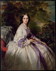 Portrait of Countess Maria Ivanovna Lamsdorf, née Beck, 1859. Artist: Winterhalter, Franz Xavier (1805-1873)