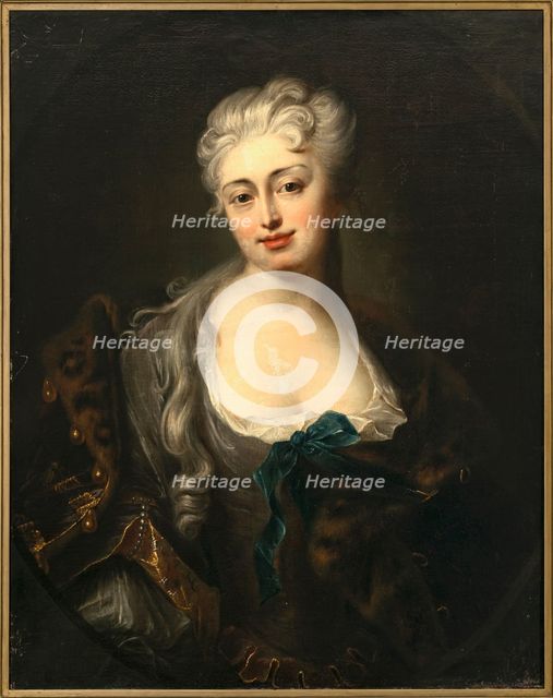 Portrait of Countess Maria Magdalena von Dönhoff, née Bielinska (1685-1730). Creator: Pesne, Antoine (1683-1757).