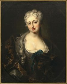 Portrait of Countess Maria Magdalena von Dönhoff, née Bielinska (1685-1730). Creator: Pesne, Antoine (1683-1757)