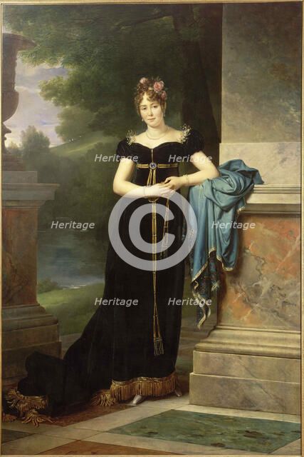 Portrait of Countess Marie Walewska (1786-1817), c. 1810. Creator: Gérard, François Pascal Simon (1770-1837).