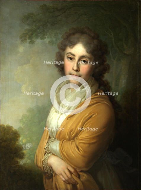 Portrait of Countess Natalia Ivanovna Kurakina, 1795. Artist: Borovikovsky, Vladimir Lukich (1757-1825)