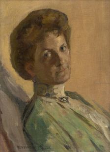 Portrait of Countess Nyáryová, around 1911. Creator: Ladislav Mednyanszky