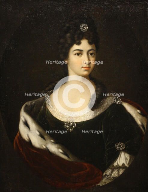Portrait of Countess Smaragda (Maria?) Cantemir , End of 1710s-Early 1720s. Creator: Nikitin, Ivan Nikitich (1680s-after 1742).