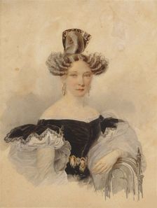 Portrait of Countess Sofia Alexeevna Lvova (1811-1883), née Perovskaya, 1830s