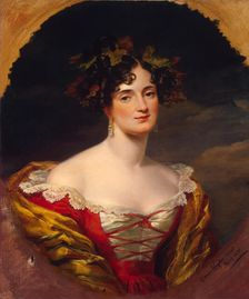 Portrait of Countess Sofia Kisseleff (1801-1875), née Potocka, 1831. Creator: Hayter, Sir George (1792-1871)