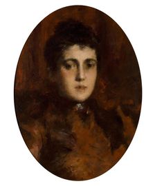 Portrait of Countess Sofia Nikolayevna Golitsyna (1851-1925), née Delyanova. Creator: Trubetskoy (Troubetzkoy), Prince Pavel Petrovich (1866-1938)