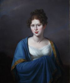 Portrait of Countess Sofia Petrovna Lobanova-Rostovskaya (1798-1825), née Lopukhina
