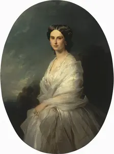 Portrait of Countess Sophia Bobrinskaya, 1857. Creator: Franz Xaver Winterhalter