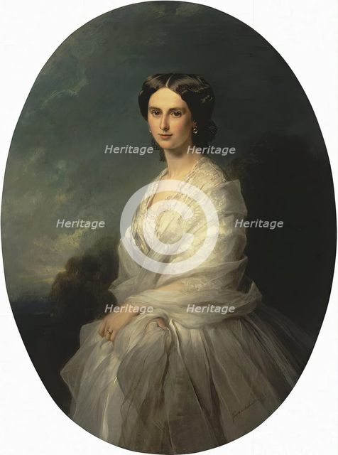 Portrait of Countess Sophia Bobrinskaya, 1857. Creator: Franz Xaver Winterhalter.