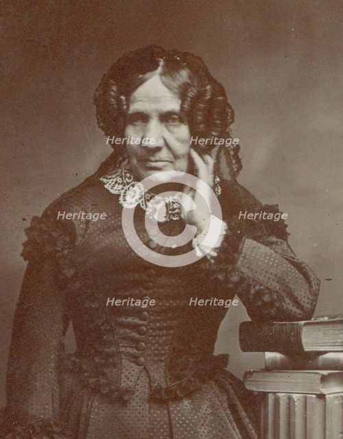Portrait of Countess Sophie of Ségur (1799-1874), née Rostopchina, 1870s.