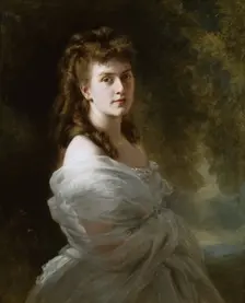 Portrait of Countess Sascha (Alexandrine) von Metzler (1852-1938), 1872