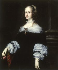 Portrait of Countess Teresa Dudley di Carpegna, 1654. Creator: Justus Sustermans