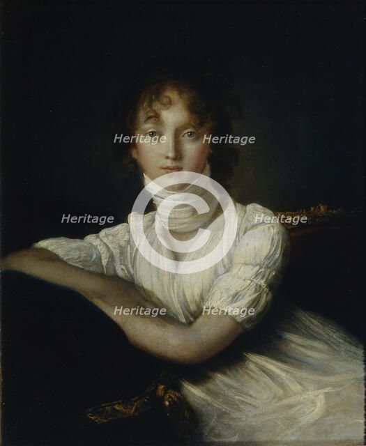 Portrait of Countess Varvara Petrovna Shcherbatova, née Obolenskaya (1774-1843). Artist: Tonci, Salvatore (1756-1844)