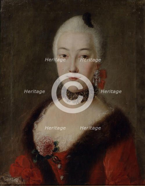 Portrait of Countess Yekaterina Lobanova-Rostovskaya (1735-1802), 18th century. Artist: Anonymous  
