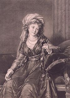 Portrait of Countess Yekaterina Skavronskaya, née von Engelhardt (1761-1829), 1791. Artist: Morghen, Guglielmo (1758-1833)