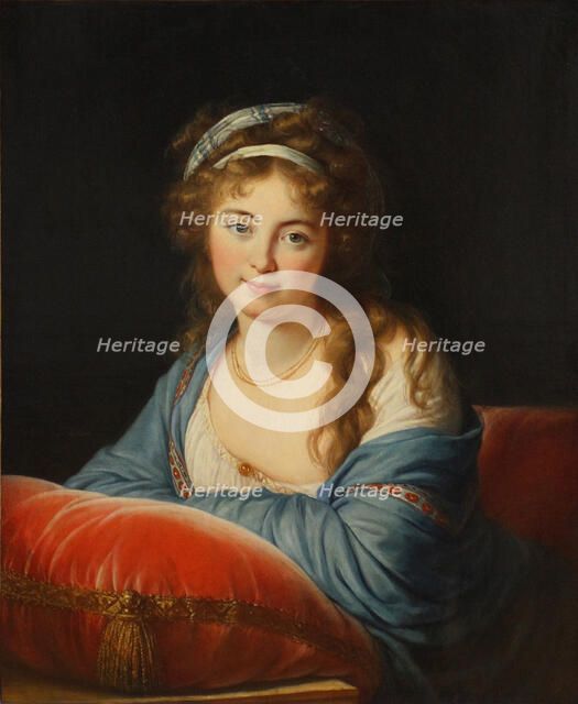 Portrait of Countess Yekaterina Skavronskaya, née von Engelhardt (1761-1829), 1796. Artist: Vigée-Lebrun, Marie Louise Elisabeth (1755-1842)
