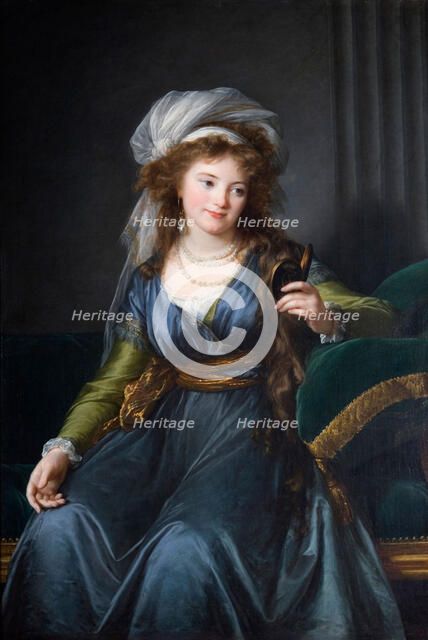 Portrait of Countess Yekaterina Skavronskaya, née von Engelhardt (1761-1829. Artist: Vigée-Lebrun, Marie Louise Elisabeth (1755-1842)