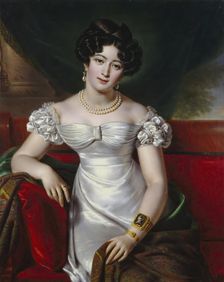 Portrait of Countess Yulia Samoilova, 1825. Creator: Benoît Charles Mitoire