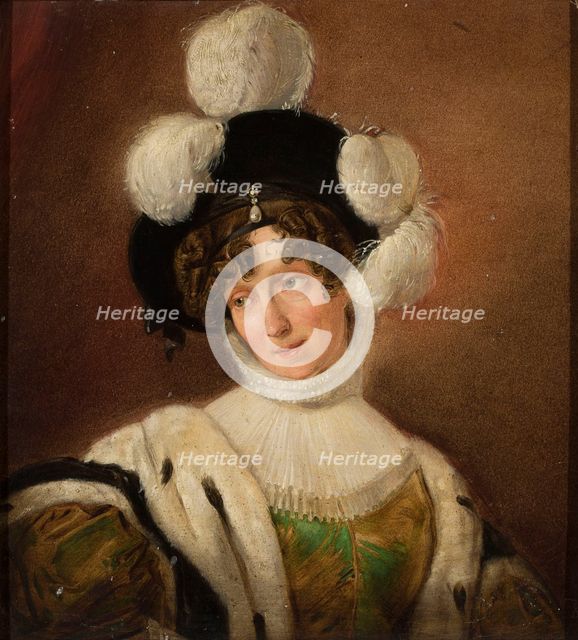 Portrait of Countess Zofia Potocka (1790-1879), née Branicka. Creator: Molteni, Giuseppe (1800-1867).