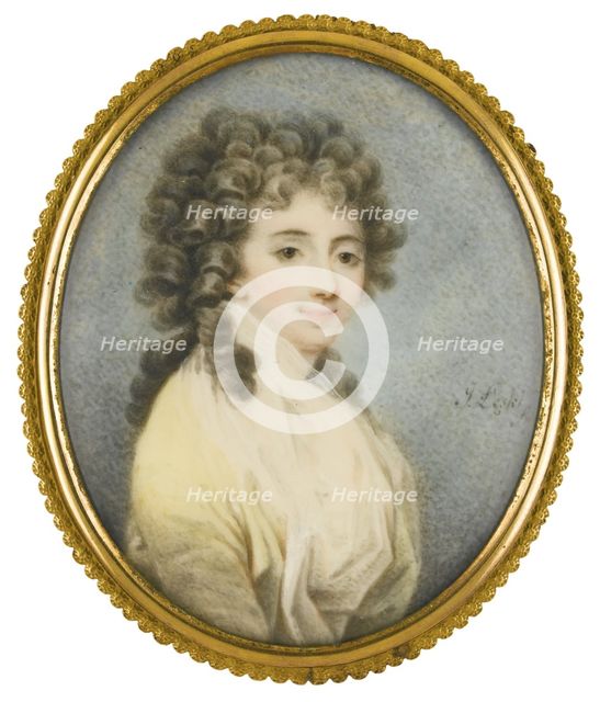 Portrait of Countess Zofia Potocka-Witt (1760-1822), Second Half of the 18th cen. Artist: Leski, Josef (1760-1825)