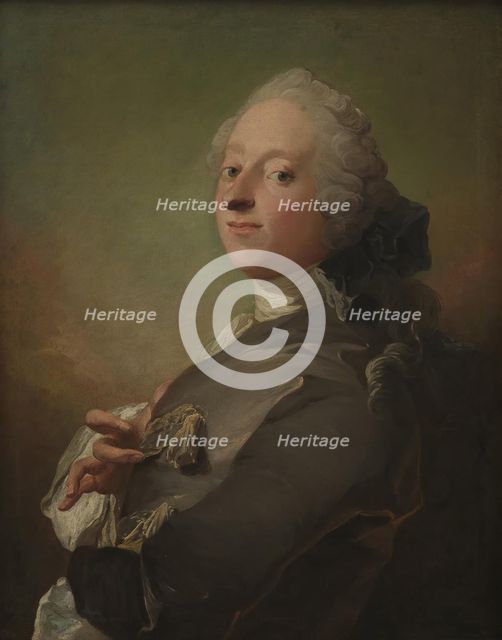 Portrait of court apothecary Johann Gottfried Becker, 1726-1793. Creator: Carl Gustaf Pilo.