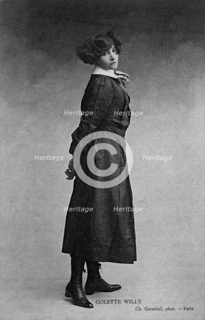 Portrait of Colette (1873-1954), 1908. Creator: Gerschel, Charles (1871-1948).
