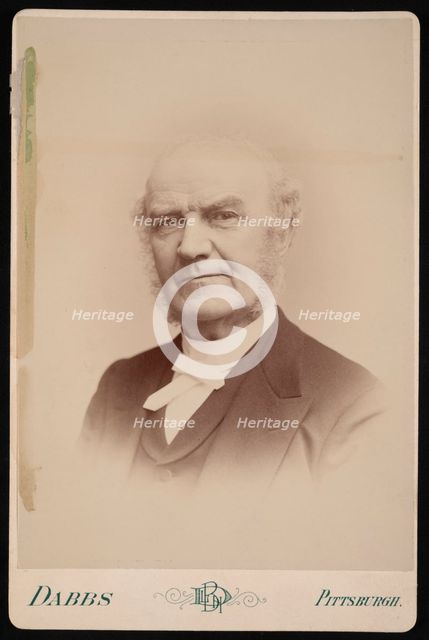 Portrait of Colonel William Anderson Herron (1821-1900), 1892. Creator: Benjamin LH Dabbs.