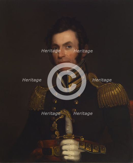 Portrait of Colonel Alexander Smith (1790-1858), 1833. Creator: Alfred Jacob Miller.