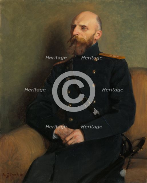 Portrait of Colonel R. Schulman. Creator: Eero Jarnefelt.
