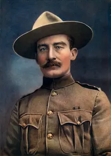 Portrait of Colonel Robert SS Baden-Powell, 1900. Creator: Elliott & Fry
