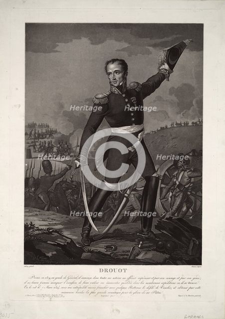 Portrait of Comte General Antoine Drouot (1774-1847), ca 1825. Artist: Anonymous  