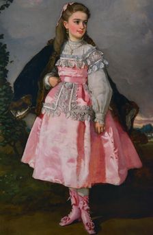 Portrait of Concepción Serrano, later Countess of Santovenia..., 1871. Creator: Eduardo Rosales