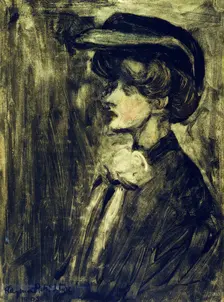 Portrait of Constance McIntyre, c1900s. Creator: Raymond McIntyre