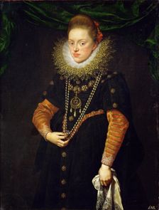 Portrait of Constance of Austria (1588–1631), queen of Poland, ca 1603. Artist: Pourbus, Frans, the Younger (1569-1622)
