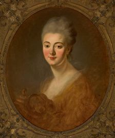 Portrait of Constance de Lowendal (1742-1785), comtesse Turpin de Crissé, 1775. Creator: Fragonard, Jean Honoré (1732-1806)