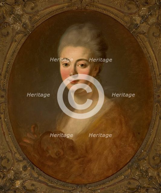Portrait of Constance de Lowendal (1742-1785), comtesse Turpin de Crissé, 1775. Creator: Fragonard, Jean Honoré (1732-1806).