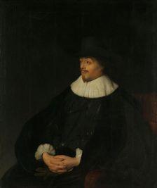 Portrait of Constantijn Huygens (1596-1687), ca. 1628-1629. Creator: Lievens, Jan (1607-1674)