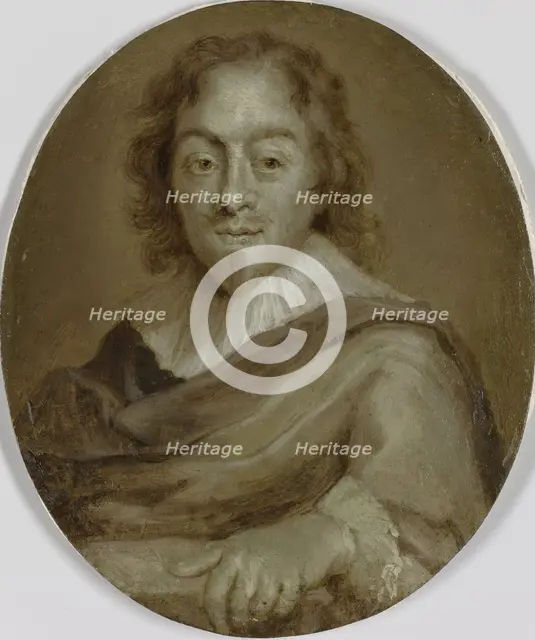 Portrait of Constantijn Huygens, Poet, Secretary to Prince Frederick Henry and Prince William II and Creator: Jan Maurits Quinkhard.