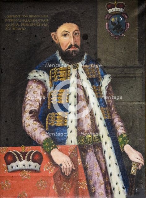 Portrait of Constantin Brâncoveanu (1654-1714), Prince of Wallachia, 1696. Artist: Anonymous  